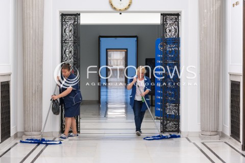  27.10.2017 WARSZAWA<br />POSIEDZENIE SEJMU RP<br />N/Z SPRZATACZKI SEJM<br /> 