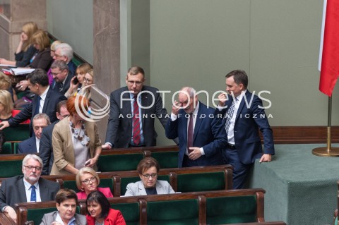  27.10.2017 WARSZAWA<br />POSIEDZENIE SEJMU RP<br />N/Z ANTONI MACIEREWICZ ZBIGNIEW ZIOBRO ELZBIETA RAFALSKA<br /> 