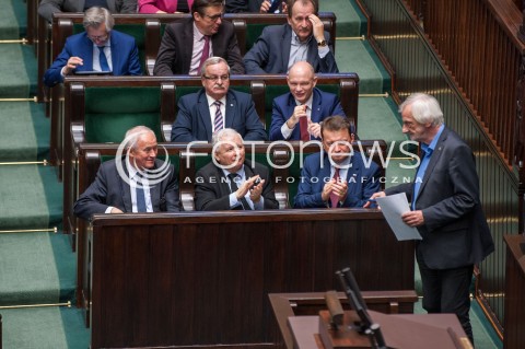  27.10.2017 WARSZAWA<br />POSIEDZENIE SEJMU RP<br />N/Z JAROSLAW KACZYNSKI KRZYSZTOF TCHORZEWSKI MARIUSZ BLASZCZAK RYSZARD TERLECKI <br /> 
