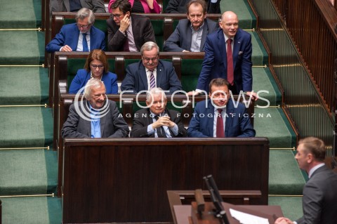  27.10.2017 WARSZAWA<br />POSIEDZENIE SEJMU RP<br />N/Z JAROSLAW KACZYNSKI KRZYSZTOF TCHORZEWSKI MARIUSZ BLASZCZAK SLAWOMIR NITRAS<br /> 