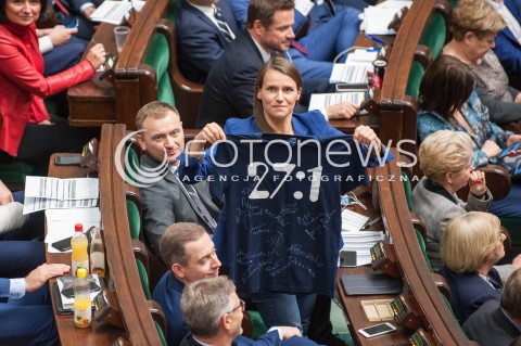  27.10.2017 WARSZAWA<br />POSIEDZENIE SEJMU RP<br />N/Z ANNA POMASKA<br /> 