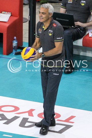  28.10.2017 RZESZOW <br />SIATKOWKA PLUS LIGA 2017/2018 MEN VOLLEYBALL POLAND POLISH PLUSLIGA LEAGUE SEASON 2017/18 <br />MECZ ASSECO RESOVIA RZESZOW - TREFL GDANSK <br />N/Z ANDREA ANASTASI - I TRENER ( HEAD COACH ) SYLWETKA <br /> 