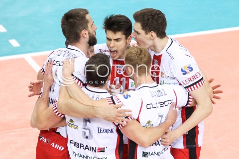  28.10.2017 RZESZOW <br />SIATKOWKA PLUS LIGA 2017/2018 MEN VOLLEYBALL POLAND POLISH PLUSLIGA LEAGUE SEASON 2017/18 <br />MECZ ASSECO RESOVIA RZESZOW - TREFL GDANSK <br />N/Z ALEKSANDER SLIWKA RADOSC EMOCJE <br /> 