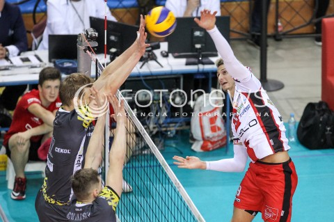  28.10.2017 RZESZOW <br />SIATKOWKA PLUS LIGA 2017/2018 MEN VOLLEYBALL POLAND POLISH PLUSLIGA LEAGUE SEASON 2017/18 <br />MECZ ASSECO RESOVIA RZESZOW - TREFL GDANSK <br />N/Z THIBAULT ROSSARD <br /> 