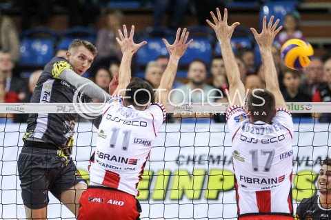  28.10.2017 RZESZOW <br />SIATKOWKA PLUS LIGA 2017/2018 MEN VOLLEYBALL POLAND POLISH PLUSLIGA LEAGUE SEASON 2017/18 <br />MECZ ASSECO RESOVIA RZESZOW - TREFL GDANSK <br />N/Z DAMIAN SCHULZ <br /> 