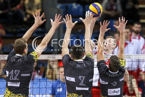  28.10.2017 RZESZOW <br />SIATKOWKA PLUS LIGA 2017/2018 MEN VOLLEYBALL POLAND POLISH PLUSLIGA LEAGUE SEASON 2017/18 <br />MECZ ASSECO RESOVIA RZESZOW - TREFL GDANSK <br />N/Z ELVISS KRASTINS <br /> 