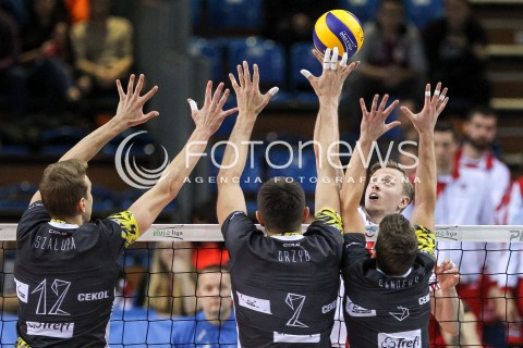  28.10.2017 RZESZOW <br />SIATKOWKA PLUS LIGA 2017/2018 MEN VOLLEYBALL POLAND POLISH PLUSLIGA LEAGUE SEASON 2017/18 <br />MECZ ASSECO RESOVIA RZESZOW - TREFL GDANSK <br />N/Z ELVISS KRASTINS <br /> 