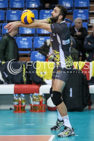  28.10.2017 RZESZOW <br />SIATKOWKA PLUS LIGA 2017/2018 MEN VOLLEYBALL POLAND POLISH PLUSLIGA LEAGUE SEASON 2017/18 <br />MECZ ASSECO RESOVIA RZESZOW - TREFL GDANSK <br />N/Z MATEUSZ MIKA SYLWETKA <br /> 