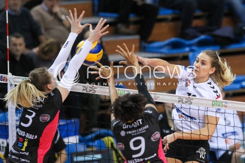  29.10.2017 RZESZOW <br />SIATKOWKA LIGA SIATKOWKI KOBIET LSK 2017/2018 WOMEN VOLLEYBALL POLAND POLISH LEAGUE <br />MECZ DEVELOPRES SKYRES RZESZOW - BKS PROFI CREDIT BIELSKO BIALA <br />N/Z ADELA HELIC <br /> 