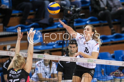  29.10.2017 RZESZOW <br />SIATKOWKA LIGA SIATKOWKI KOBIET LSK 2017/2018 WOMEN VOLLEYBALL POLAND POLISH LEAGUE <br />MECZ DEVELOPRES SKYRES RZESZOW - BKS PROFI CREDIT BIELSKO BIALA <br />N/Z ADELA HELIC <br /> 