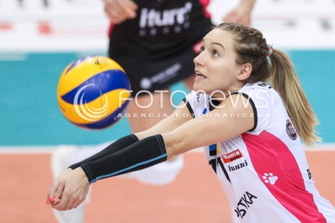  29.10.2017 RZESZOW <br />SIATKOWKA LIGA SIATKOWKI KOBIET LSK 2017/2018 WOMEN VOLLEYBALL POLAND POLISH LEAGUE <br />MECZ DEVELOPRES SKYRES RZESZOW - BKS PROFI CREDIT BIELSKO BIALA <br />N/Z IZABELA LEMANCZYK SYLWETKA <br /> 