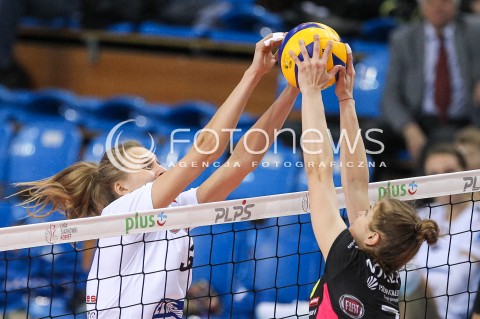  29.10.2017 RZESZOW <br />SIATKOWKA LIGA SIATKOWKI KOBIET LSK 2017/2018 WOMEN VOLLEYBALL POLAND POLISH LEAGUE <br />MECZ DEVELOPRES SKYRES RZESZOW - BKS PROFI CREDIT BIELSKO BIALA <br />N/Z MONIKA PTAK JULIA NOWICKA <br /> 