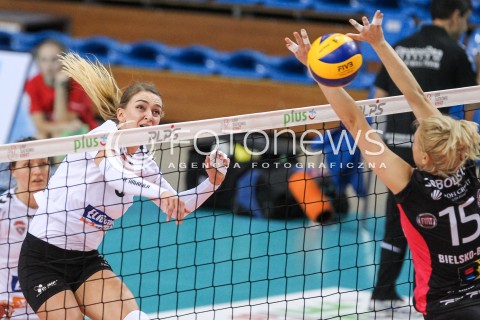  29.10.2017 RZESZOW <br />SIATKOWKA LIGA SIATKOWKI KOBIET LSK 2017/2018 WOMEN VOLLEYBALL POLAND POLISH LEAGUE <br />MECZ DEVELOPRES SKYRES RZESZOW - BKS PROFI CREDIT BIELSKO BIALA <br />N/Z MAGDALENA HAWRYLA <br /> 
