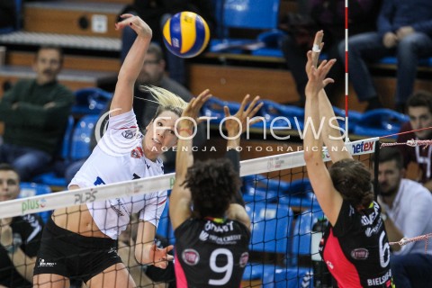  29.10.2017 RZESZOW <br />SIATKOWKA LIGA SIATKOWKI KOBIET LSK 2017/2018 WOMEN VOLLEYBALL POLAND POLISH LEAGUE <br />MECZ DEVELOPRES SKYRES RZESZOW - BKS PROFI CREDIT BIELSKO BIALA <br />N/Z HELENE ROUSSEAUX <br /> 