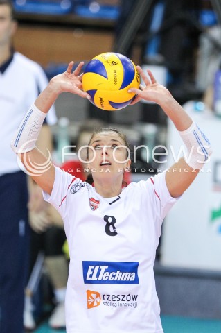  29.10.2017 RZESZOW <br />SIATKOWKA LIGA SIATKOWKI KOBIET LSK 2017/2018 WOMEN VOLLEYBALL POLAND POLISH LEAGUE <br />MECZ DEVELOPRES SKYRES RZESZOW - BKS PROFI CREDIT BIELSKO BIALA <br />N/Z ANNA KACZMAR SYLWETKA <br /> 