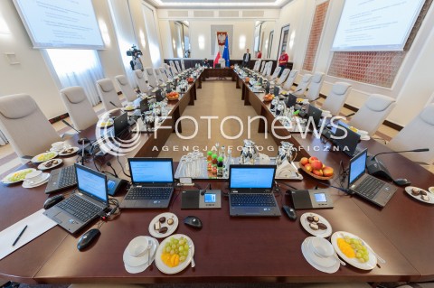  30.10.2017 WARSZAWA<br />POSIEDZENIE RADY MINISTROW<br />N/Z SALA OBRAD WIDOK VIEW<br /> 