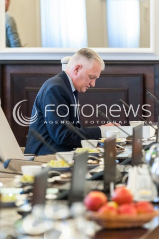  30.10.2017 WARSZAWA<br />POSIEDZENIE RADY MINISTROW<br />N/Z JAROSLAW GOWIN<br /> 