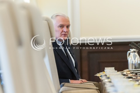  30.10.2017 WARSZAWA<br />POSIEDZENIE RADY MINISTROW<br />N/Z JAROSLAW GOWIN<br /> 