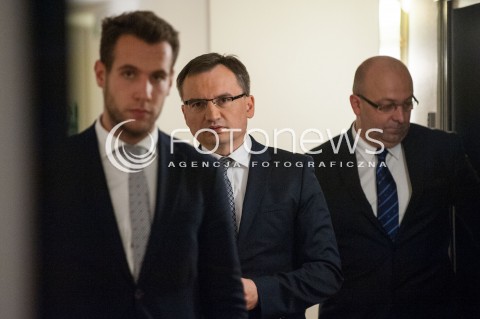  30.10.2017 WARSZAWA<br />BRIEFING PRASOWY W MINISTERSTWIE SPRAWIEDLIWOSCI W SPRAWIE KRAJOWEJ SZKOLY SADOWNICTWA I PROKURATURY<br />N/Z ZBIGNIEW ZIOBRO<br /> 