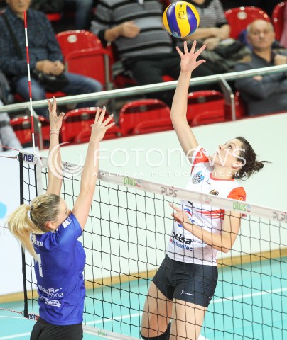  03.11.2017 OSTROWIEC SWIETOKRZYSKI <br />SIATKOWKA LIGA SIATKOWKI KOBIET LSK 2017/2018 WOMEN VOLLEYBALL POLAND POLISH LEAGUE <br />MECZ KSZO OSTROWIEC SWIETOKRZYSKI - DEVELOPRES SKYRES RZESZOW <br />N/Z JUSTYNA WOJTOWICZ <br /> 