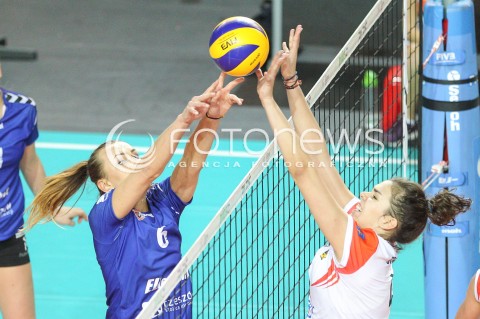  03.11.2017 OSTROWIEC SWIETOKRZYSKI <br />SIATKOWKA LIGA SIATKOWKI KOBIET LSK 2017/2018 WOMEN VOLLEYBALL POLAND POLISH LEAGUE <br />MECZ KSZO OSTROWIEC SWIETOKRZYSKI - DEVELOPRES SKYRES RZESZOW <br />N/Z KATARZYNA ZABINSKA PAULINA STROIWAS <br /> 