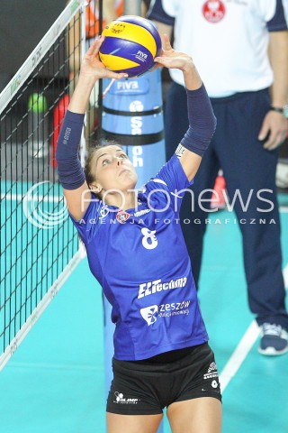  03.11.2017 OSTROWIEC SWIETOKRZYSKI <br />SIATKOWKA LIGA SIATKOWKI KOBIET LSK 2017/2018 WOMEN VOLLEYBALL POLAND POLISH LEAGUE <br />MECZ KSZO OSTROWIEC SWIETOKRZYSKI - DEVELOPRES SKYRES RZESZOW <br />N/Z ANNA KACZMAR SYLWETKA <br /> 