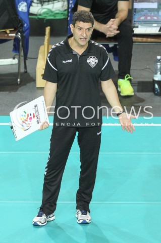  03.11.2017 OSTROWIEC SWIETOKRZYSKI <br />SIATKOWKA LIGA SIATKOWKI KOBIET LSK 2017/2018 WOMEN VOLLEYBALL POLAND POLISH LEAGUE <br />MECZ KSZO OSTROWIEC SWIETOKRZYSKI - DEVELOPRES SKYRES RZESZOW <br />N/Z LORENZO MICELLI - I TRENER ( HEAD COACH ) SYLWETKA <br /> 