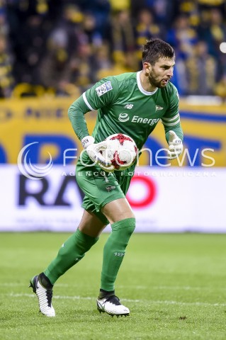  03.11.2017 GDYNIA <br />PILKA NOZNA - EKSTRAKLASA SEZON 2017/2018<br />MECZ ARKA GDYNIA - LECHIA GDANSK<br />N/Z DUSAN KUCIAK<br /> 