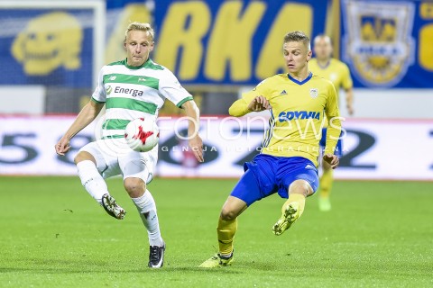  03.11.2017 GDYNIA <br />PILKA NOZNA - EKSTRAKLASA SEZON 2017/2018<br />MECZ ARKA GDYNIA - LECHIA GDANSK<br />N/Z DANIEL LUKASIK MATEUSZ SZWOCH<br /> 