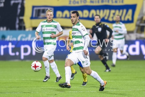 03.11.2017 GDYNIA <br />PILKA NOZNA - EKSTRAKLASA SEZON 2017/2018<br />MECZ ARKA GDYNIA - LECHIA GDANSK<br />N/Z JOAO NUNES<br /> 