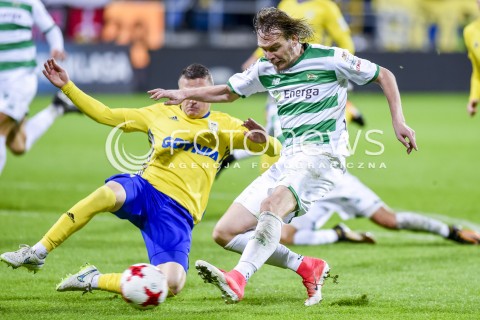  03.11.2017 GDYNIA <br />PILKA NOZNA - EKSTRAKLASA SEZON 2017/2018<br />MECZ ARKA GDYNIA - LECHIA GDANSK<br />N/Z PATRYK KUN MILOS KRASIC<br /> 