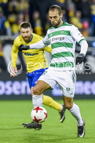  03.11.2017 GDYNIA <br />PILKA NOZNA - EKSTRAKLASA SEZON 2017/2018<br />MECZ ARKA GDYNIA - LECHIA GDANSK<br />N/Z FLAVIO PAIXAO<br /> 