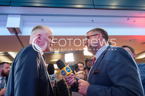  04.11.2017 WARSZAWA<br />KONWENCJA ZALOZYCIELSKA PARTII POROZUMIENIE<br />N/Z JAROSLAW GOWIN<br /> 