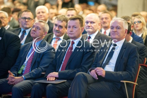 04.11.2017 WARSZAWA<br />KONWENCJA ZALOZYCIELSKA PARTII POROZUMIENIE<br />N/Z JAROSLAW GOWIN MARIUSZ BLASZCZAK<br /> 
