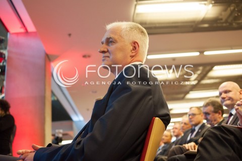  04.11.2017 WARSZAWA<br />KONWENCJA ZALOZYCIELSKA PARTII POROZUMIENIE<br />N/Z JAROSLAW GOWIN<br /> 