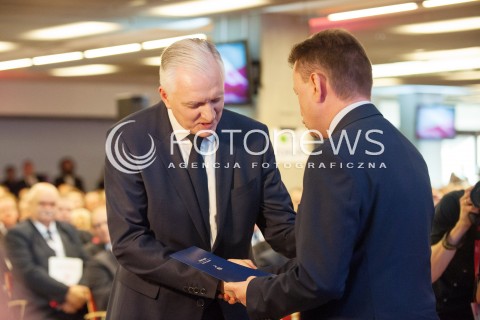  04.11.2017 WARSZAWA<br />KONWENCJA ZALOZYCIELSKA PARTII POROZUMIENIE<br />N/Z JAROSLAW GOWIN MARIUSZ BLASZCZAK<br /> 
