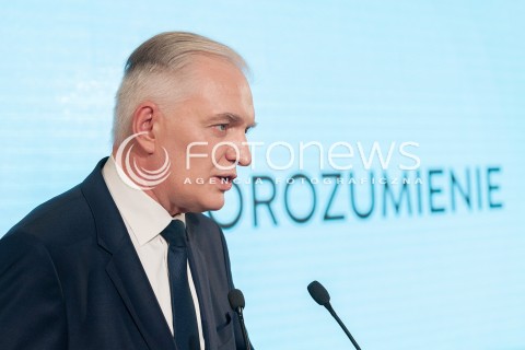  04.11.2017 WARSZAWA<br />KONWENCJA ZALOZYCIELSKA PARTII POROZUMIENIE<br />N/Z JAROSLAW GOWIN<br /> 