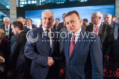  04.11.2017 WARSZAWA<br />KONWENCJA ZALOZYCIELSKA PARTII POROZUMIENIE<br />N/Z JAROSLAW GOWIN MARIUSZ BLASZCZAK<br /> 