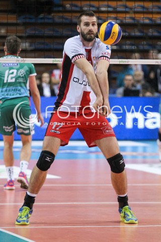  04.11.2017 RZESZOW<br />SIATKOWKA PLUSLIGA 2017/2018 MEN VOLLEYBALL POLAND POLISH PLUS LIGA LEAGUE SEASON 2017/2018<br />MECZ ASSECO RESOVIA RZESZOW - INDYKPOL AZS OLSZTYN <br />N/Z MARCIN MOZDZONEK SYLWETKA <br /> 