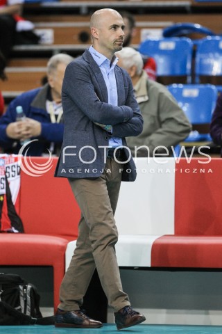  04.11.2017 RZESZOW<br />SIATKOWKA PLUSLIGA 2017/2018 MEN VOLLEYBALL POLAND POLISH PLUS LIGA LEAGUE SEASON 2017/2018<br />MECZ ASSECO RESOVIA RZESZOW - INDYKPOL AZS OLSZTYN <br />N/Z BARTOSZ GORSKI SYLWETKA <br /> 