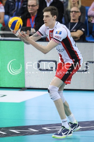  04.11.2017 RZESZOW<br />SIATKOWKA PLUSLIGA 2017/2018 MEN VOLLEYBALL POLAND POLISH PLUS LIGA LEAGUE SEASON 2017/2018<br />MECZ ASSECO RESOVIA RZESZOW - INDYKPOL AZS OLSZTYN <br />N/Z BARTLOMIEJ LEMANSKI SYLWETKA <br /> 