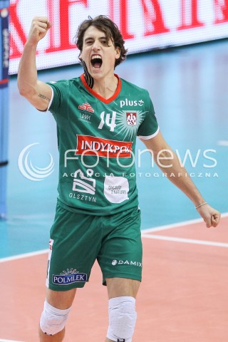  04.11.2017 RZESZOW<br />SIATKOWKA PLUSLIGA 2017/2018 MEN VOLLEYBALL POLAND POLISH PLUS LIGA LEAGUE SEASON 2017/2018<br />MECZ ASSECO RESOVIA RZESZOW - INDYKPOL AZS OLSZTYN <br />N/Z TOMAS ROUSSEAUX RADOSC EMOCJE SYLWETKA <br /> 