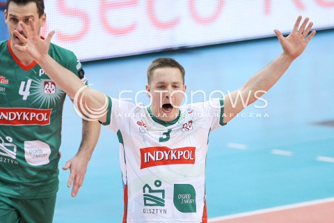  04.11.2017 RZESZOW<br />SIATKOWKA PLUSLIGA 2017/2018 MEN VOLLEYBALL POLAND POLISH PLUS LIGA LEAGUE SEASON 2017/2018<br />MECZ ASSECO RESOVIA RZESZOW - INDYKPOL AZS OLSZTYN <br />N/Z MICHAL ZUREK RADOSC EMOCJE SYLWETKA <br /> 