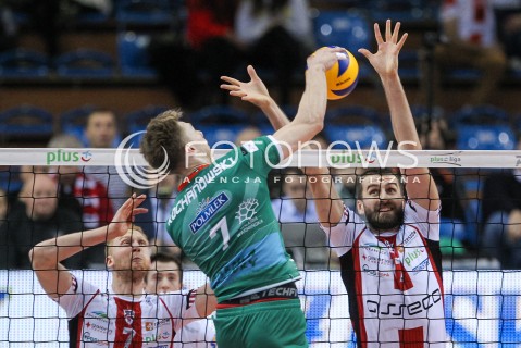  04.11.2017 RZESZOW<br />SIATKOWKA PLUSLIGA 2017/2018 MEN VOLLEYBALL POLAND POLISH PLUS LIGA LEAGUE SEASON 2017/2018<br />MECZ ASSECO RESOVIA RZESZOW - INDYKPOL AZS OLSZTYN <br />N/Z MARCIN MOZDZONEK JAKUB JAROSZ <br /> 