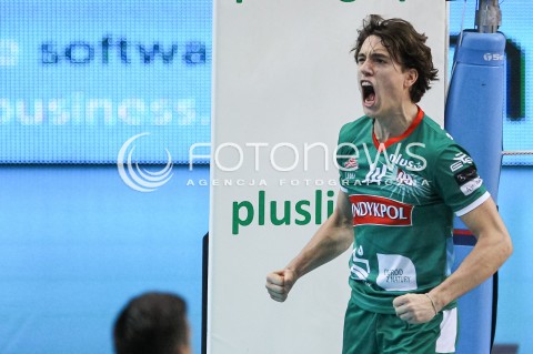  04.11.2017 RZESZOW<br />SIATKOWKA PLUSLIGA 2017/2018 MEN VOLLEYBALL POLAND POLISH PLUS LIGA LEAGUE SEASON 2017/2018<br />MECZ ASSECO RESOVIA RZESZOW - INDYKPOL AZS OLSZTYN <br />N/Z TOMAS ROUSSEAUX RADOSC EMOCJE SYLWETKA <br /> 