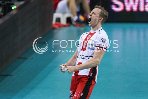  04.11.2017 RZESZOW<br />SIATKOWKA PLUSLIGA 2017/2018 MEN VOLLEYBALL POLAND POLISH PLUS LIGA LEAGUE SEASON 2017/2018<br />MECZ ASSECO RESOVIA RZESZOW - INDYKPOL AZS OLSZTYN <br />N/Z ELVISS KRASTINS RADOSC EMOCJE SYLWETKA <br /> 