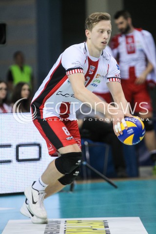  04.11.2017 RZESZOW<br />SIATKOWKA PLUSLIGA 2017/2018 MEN VOLLEYBALL POLAND POLISH PLUS LIGA LEAGUE SEASON 2017/2018<br />MECZ ASSECO RESOVIA RZESZOW - INDYKPOL AZS OLSZTYN <br />N/Z ELVISS KRASTINS SYLWETKA <br /> 