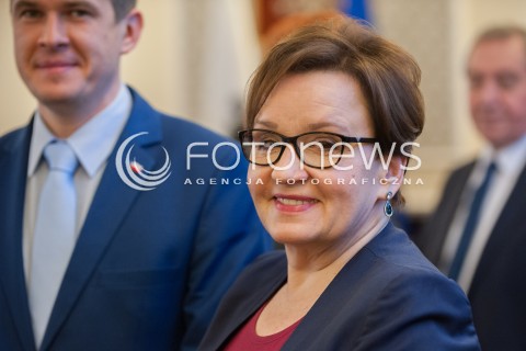  07.11.2017 WARSZAWA<br />POSIEDZENIE RADY MINISTROW<br />N/Z ANNA ZALEWSKA<br /> 