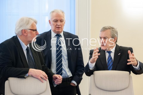  07.11.2017 WARSZAWA<br />POSIEDZENIE RADY MINISTROW<br />N/Z WITOLD WASZCZYKOWSKI PIOTR GLINSKI JAROSLAW GOWIN<br /> 