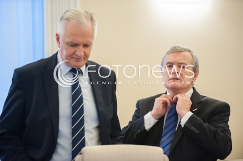  07.11.2017 WARSZAWA<br />POSIEDZENIE RADY MINISTROW<br />N/Z PIOTR GLINSKI JAROSLAW GOWIN<br /> 
